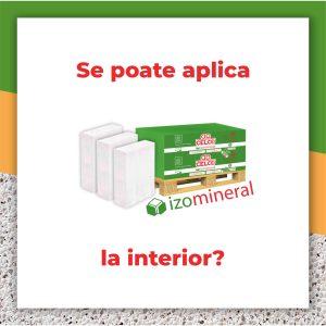Se poate monta la interior Izomineral 4 w