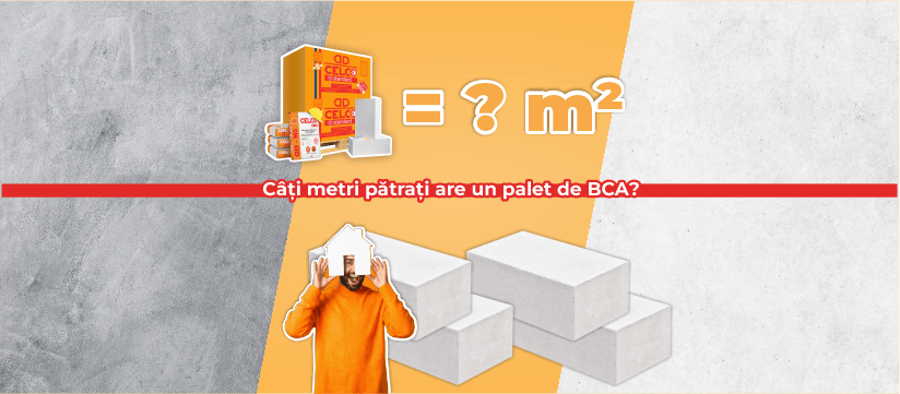Câți metri pătrați are un palet de BCA