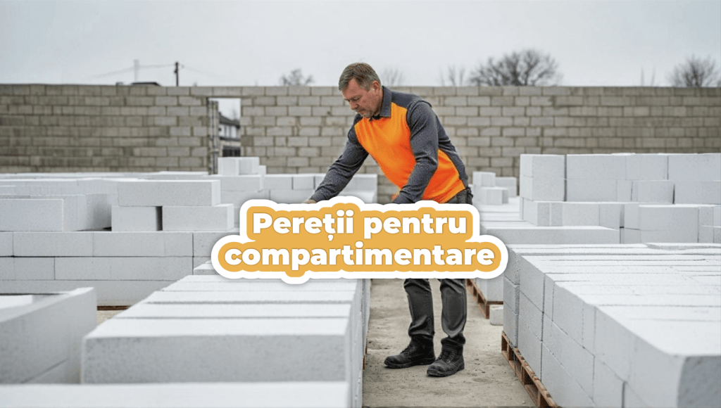 Cum Alegi Corect Zidăria pentru Pereții de compartimentare? Ghid Complet.