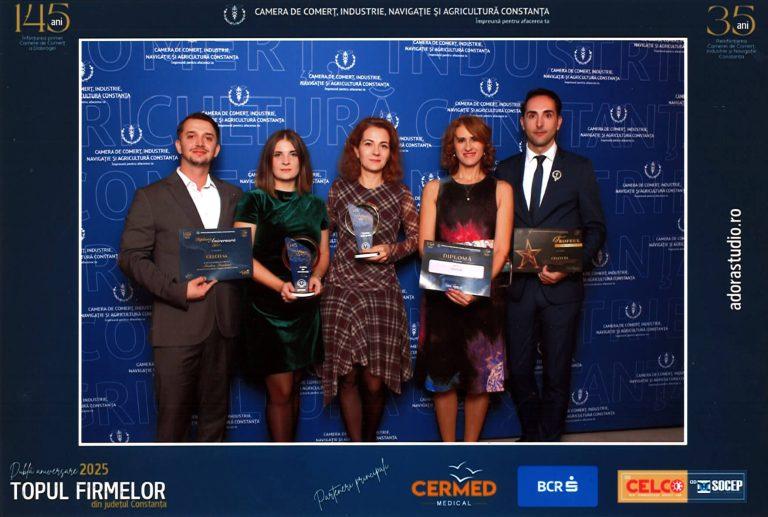Premii Echipa CELCO Irina Odor George Voicu Madalina Luca Ciprian Luca Ecaterina Giugica