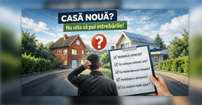 Ghid practic: Ce întrebări să pui înainte de a construi sau cumpăra o casă nouă, eficientă energetic