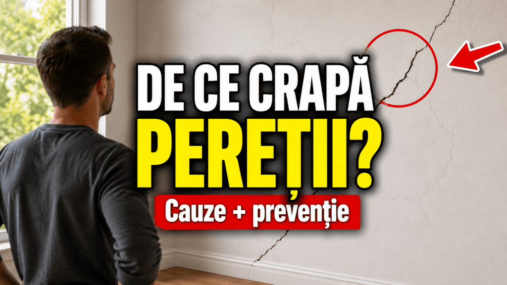 De ce crapa peretii Cele mai frecvente cauze si cum le previi