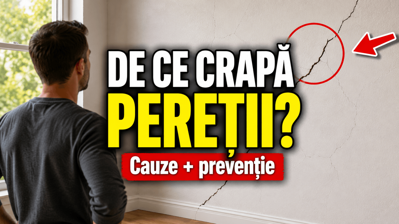 De ce crapa peretii Cele mai frecvente cauze si cum le previi