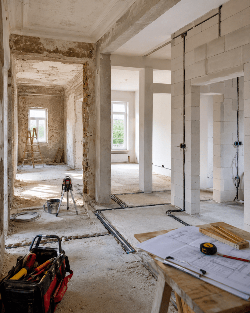 ordinea corecta a lucrarilor la renovarea unei case vechi